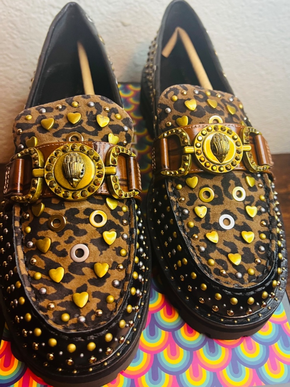 Brand New Kurt Geiger MANSION STUD LOAFER - Picture 3 of 7